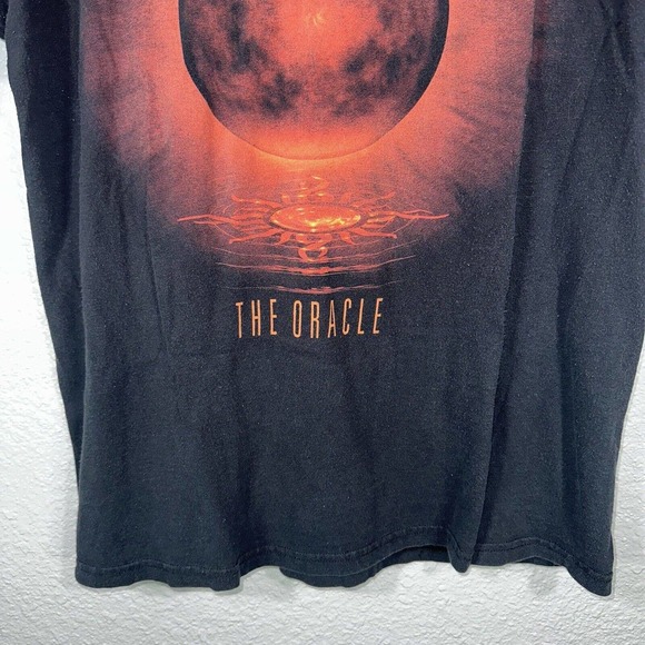 GODSMACK THE ORACLE T-SHIRT SIZE LARGE BLACK ALT HEAVY METAL ROCK 2010 Hanes - Picture 4 of 6